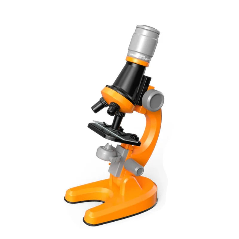 KTX-357523 Kids Educational Microscope Toy Set with 1200X Magnification and LED Light for STEM Learning
