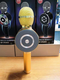 HKM-357651 Wireless Bluetooth Microphone with 1500mAh Battery, Integrated KTV Audio System