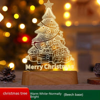 HKM-357715 Acrylic LED 3D Night Light Decoration - Perfect for Kids, Christmas, New Year, and Valentine's Day Gifts