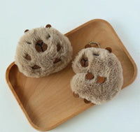 HKM-357779 Cute Star Capybara Siamese Cat Pendant Plush Keychain Charm for Creative Couples