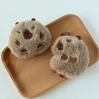 HKM-357779 Cute Star Capybara Siamese Cat Pendant Plush Keychain Charm for Creative Couples