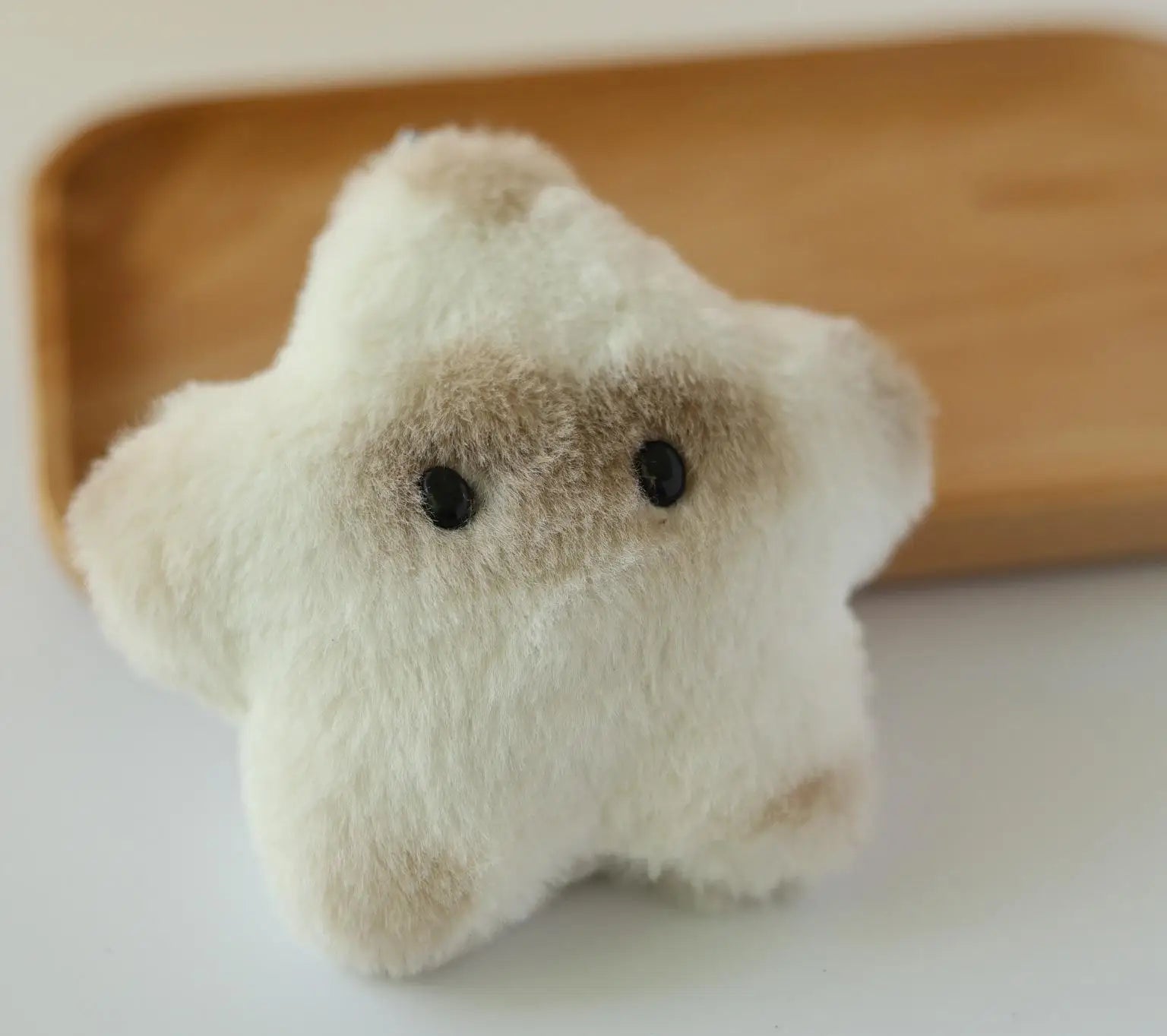 HKM-357779 Cute Star Capybara Siamese Cat Pendant Plush Keychain Charm for Creative Couples