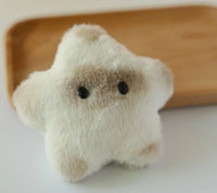 HKM-357779 Cute Star Capybara Siamese Cat Pendant Plush Keychain Charm for Creative Couples