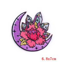 HKM-357779 Embroidered Thermo Adhesive Patches for Clothing and Home Textiles
