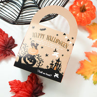 HKM-357907 Retro Halloween Candy Box Handbag - Paper, 12x6.5x18 cm