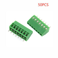 HKM-358291 Green Bolt-Style Wiring Terminal Connector, 18AWG, 2 Connection Points, Rated 6A, 150V