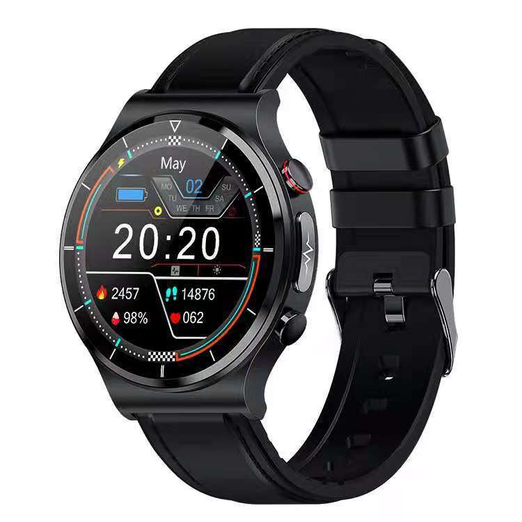 HKM-358611 Smart Watch with Wireless Charging and ECG Monitoring for iOS and Android Devices