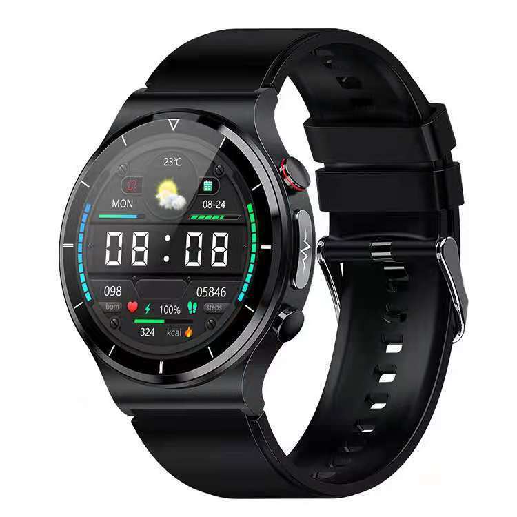 HKM-358611 Smart Watch with Wireless Charging and ECG Monitoring for iOS and Android Devices