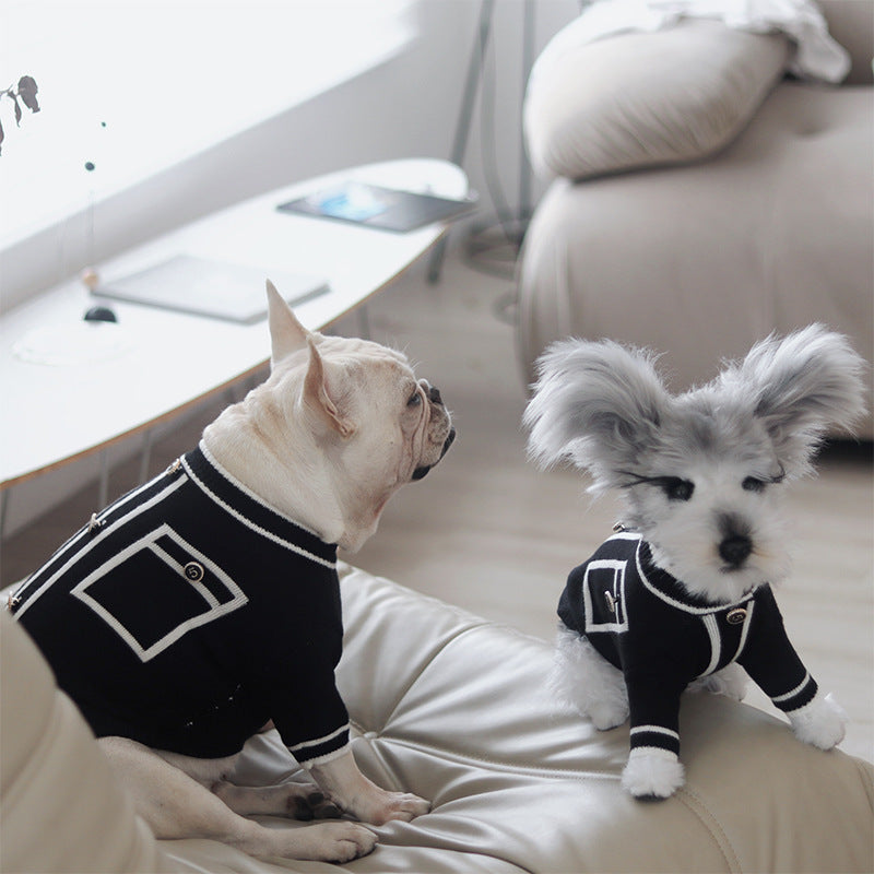 HKM-358675 Cozy Wool Sweater for Small Dogs - Country Style, Various Sizes Available
