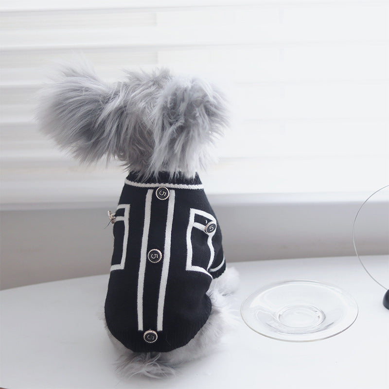 HKM-358675 Cozy Wool Sweater for Small Dogs - Country Style, Various Sizes Available