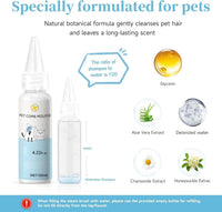 HKM-358803 3-in-1 Pet Steam Brush for Dogs and Cats with Spray, Waterless Shampoo and Ear Wipes