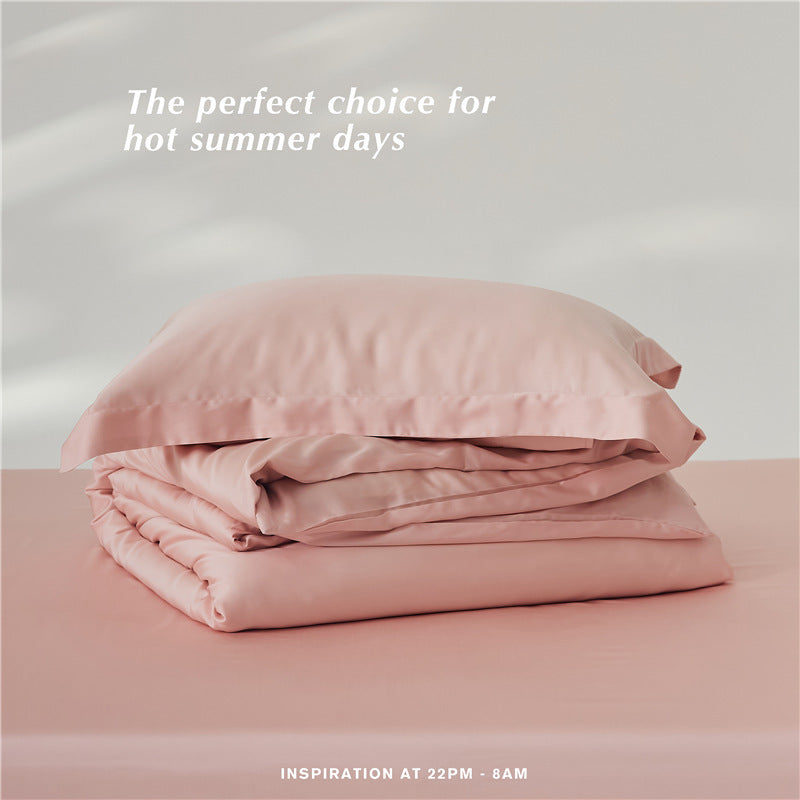 HKM-358931 Lyocell Quilt Cover Set for Spring and Summer – Multiple Sizes Available