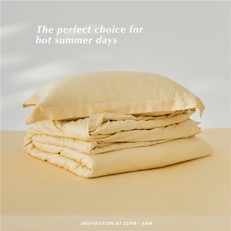 HKM-358931 Lyocell Quilt Cover Set for Spring and Summer – Multiple Sizes Available