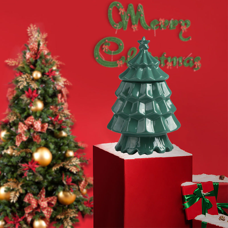 HKM-359059 Desktop Alcohol Fireplace - Christmas Tree Decoration for Cozy Home Heating
