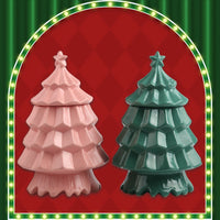 HKM-359059 Desktop Alcohol Fireplace - Christmas Tree Decoration for Cozy Home Heating