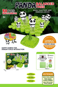 HKM-359059 Frog Astronaut Panda Balancing Board Game for Two Players - Educational Toy for Kids
