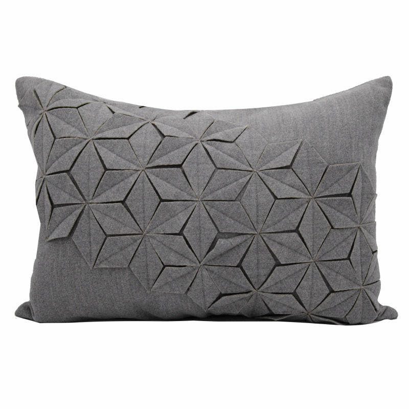 HKM-359059 Modern Minimalist Geometric Sunflower Pillow Cover for Living Room and Bed - Various Sizes Available