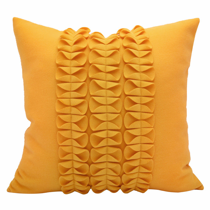HKM-359059 Modern Minimalist Geometric Sunflower Pillow Cover for Living Room and Bed - Various Sizes Available