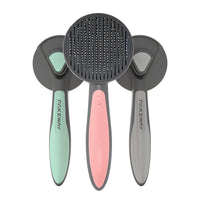 HKM-359187 Pet Hair Removal Brush for Dogs and Cats with Ergonomic Handle and Fine Needle Design