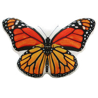 HKM-359379 Butterfly-Shaped Siesta Pillow in Orange, Blue, and Yellow - Soft Plush with Eco-Friendly Filling