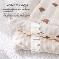 HKM-359571 Cotton Infant Stroller Cushion Mat with Non-Slip Design in Assorted Colors and Patterns