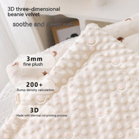 HKM-359571 Cotton Infant Stroller Cushion Mat with Non-Slip Design in Assorted Colors and Patterns