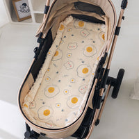 HKM-359571 Cotton Infant Stroller Cushion Mat with Non-Slip Design in Assorted Colors and Patterns