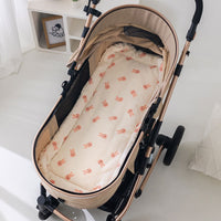 HKM-359571 Cotton Infant Stroller Cushion Mat with Non-Slip Design in Assorted Colors and Patterns