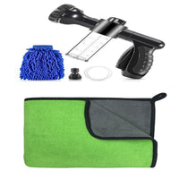 HKM-359571 Plus-sized Pet Shower Bath Towel in Yellow Gray, Blue Gray, and Green Gray - Soft Fiber Material