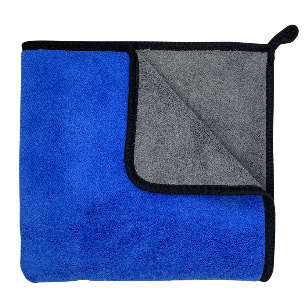 HKM-359571 Plus-sized Pet Shower Bath Towel in Yellow Gray, Blue Gray, and Green Gray - Soft Fiber Material