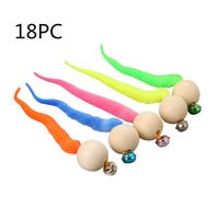 HKM-359699 Pet cat toy tail bell