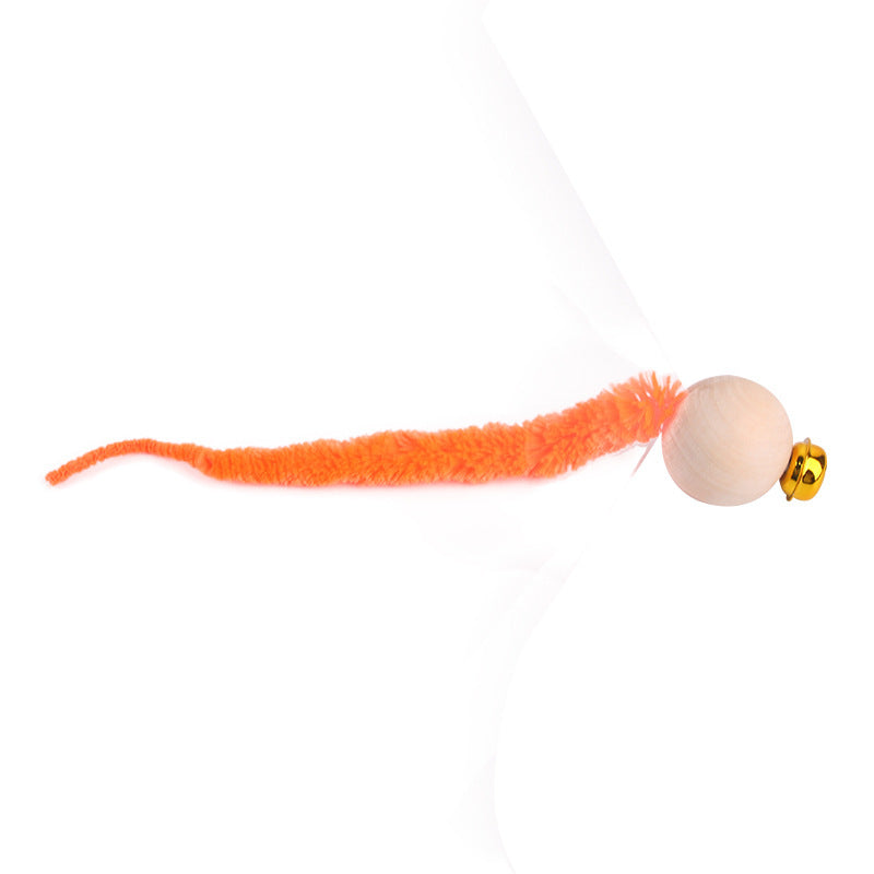 HKM-359699 Pet cat toy tail bell
