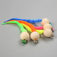 HKM-359699 Pet cat toy tail bell