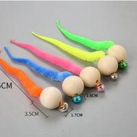 HKM-359699 Pet cat toy tail bell