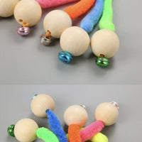 HKM-359699 Pet cat toy tail bell