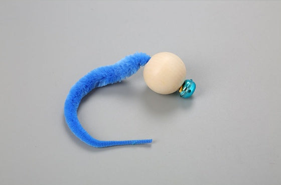 HKM-359699 Pet cat toy tail bell