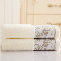 HKM-359827 Wisteria Flower Cotton 32 Ply Jacquard Absorbent Towel 34x73 cm
