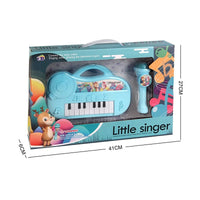 HKM-359891 Music Keyboard Toy with Microphone for Kids 1-3 Years – Educational Mini Piano with Lights and Sounds