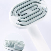 HKM-359955 Pet Grooming Brush for Cats and Dogs - Self-Cleaning High-Density Comb for Shedding and Hair Removal