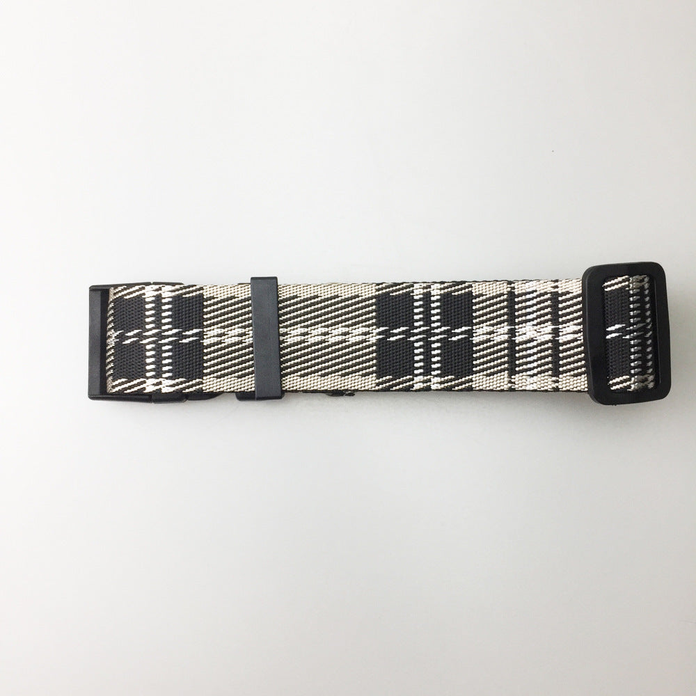 HKM-360083 Checkered Pattern Dog Collar and Leash Set in Multiple Color Options
