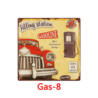 HKM-360083 Creative Retro Tin Metal Wall Art for Home, Bar, Coffee Shop, KTV - 30x20cm