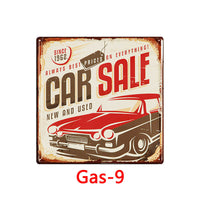 HKM-360083 Creative Retro Tin Metal Wall Art for Home, Bar, Coffee Shop, KTV - 30x20cm
