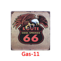 HKM-360083 Creative Retro Tin Metal Wall Art for Home, Bar, Coffee Shop, KTV - 30x20cm