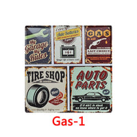 HKM-360083 Creative Retro Tin Metal Wall Art for Home, Bar, Coffee Shop, KTV - 30x20cm