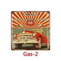 HKM-360083 Creative Retro Tin Metal Wall Art for Home, Bar, Coffee Shop, KTV - 30x20cm