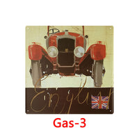 HKM-360083 Creative Retro Tin Metal Wall Art for Home, Bar, Coffee Shop, KTV - 30x20cm