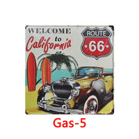 HKM-360083 Creative Retro Tin Metal Wall Art for Home, Bar, Coffee Shop, KTV - 30x20cm