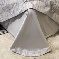 HKM-360083 Four-Piece Pure Cotton Bedding Set for Year-Round Comfort, Includes Quilt Cover, Bed Sheet, and Pillowcases