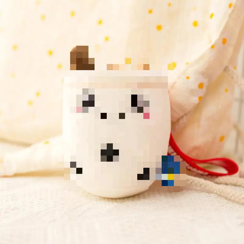 HKM-360083 Plush Milk Tea Keychain - Cute Soft Stuffed Bubble Tea Key Holder for All Ages