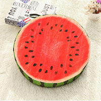 HKM-360147 3D Fruit-Patterned Memory Foam Cushion Pillow - Removable and Washable Tatami Style